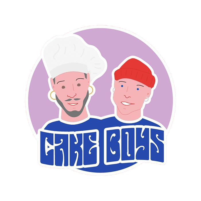 Logo illustration for Cake Boys